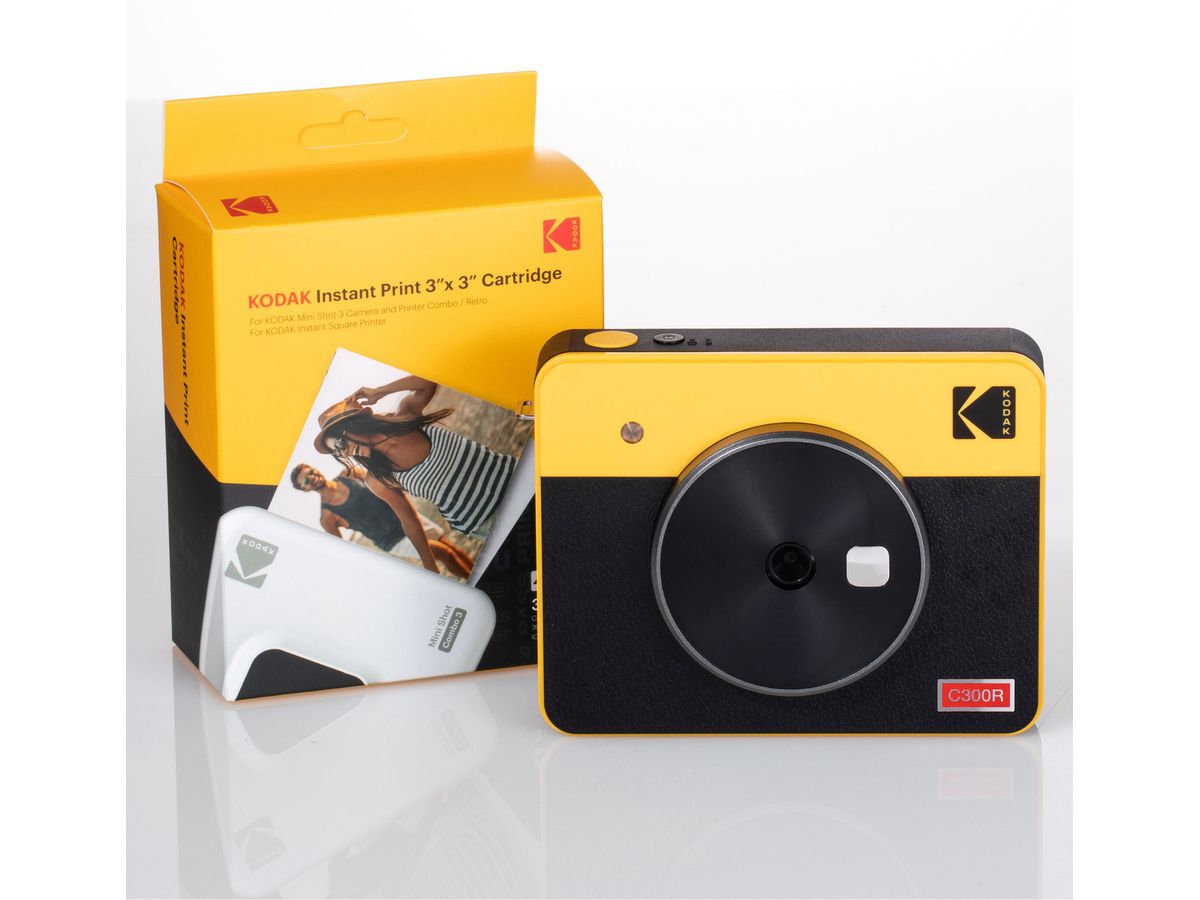 KODAK Cam Mini Shot 3 Retro KOCAM300RY Yellow (0192143001393)