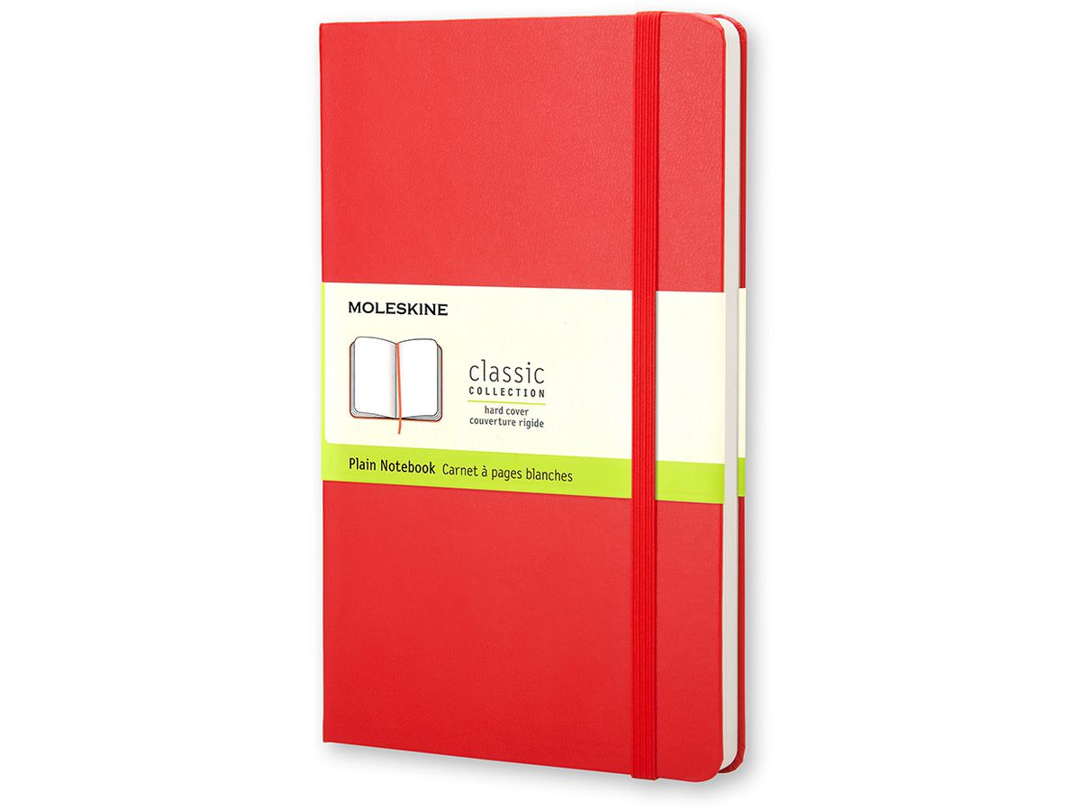 MOLESKINE Carnet Classic A6 002-4 en blanc rouge (9788862930024)