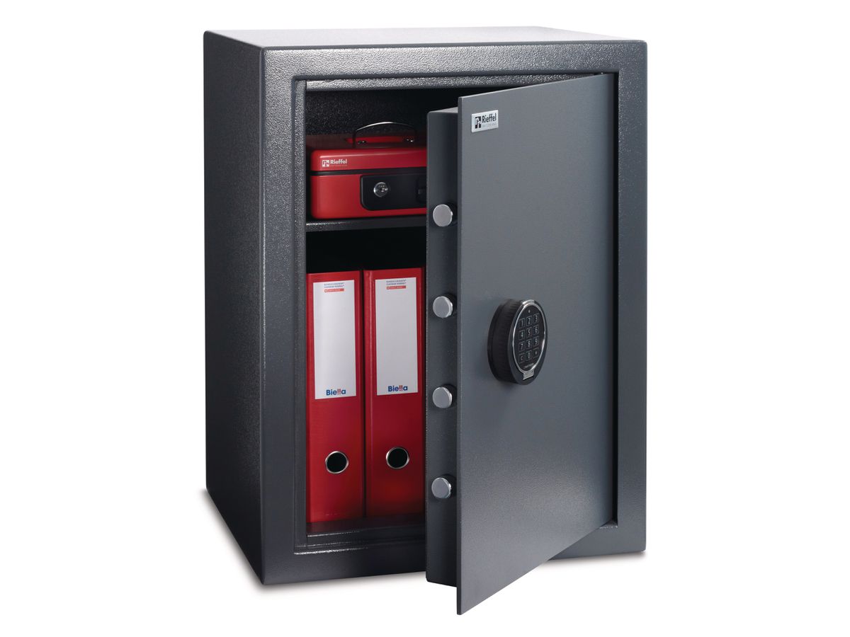 RIEFFEL SWITZERLAND Cassaforte EcoSafe 65x48x41cm ECOSAFE 650 E Acciaio, serratura a combi. (7630010413601)