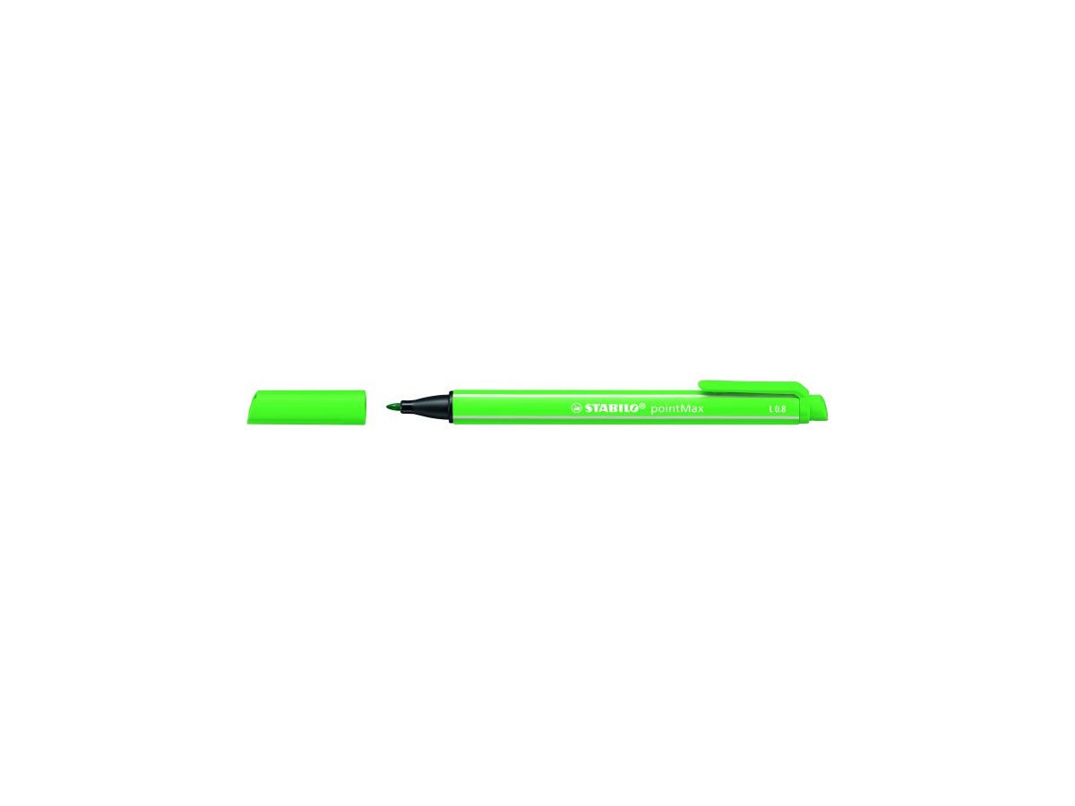 STABILO Fineliner PointMax 0.8mm 488/43 vert (4006381503341)