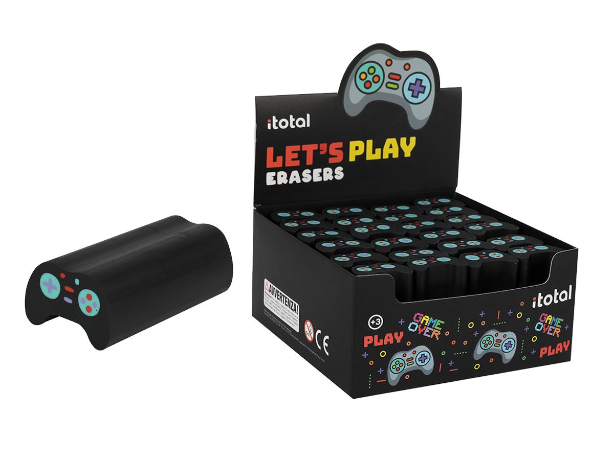 I-TOTAL Radiergummi 2.3x6cm XL1804F Let's Play (8059037071806)