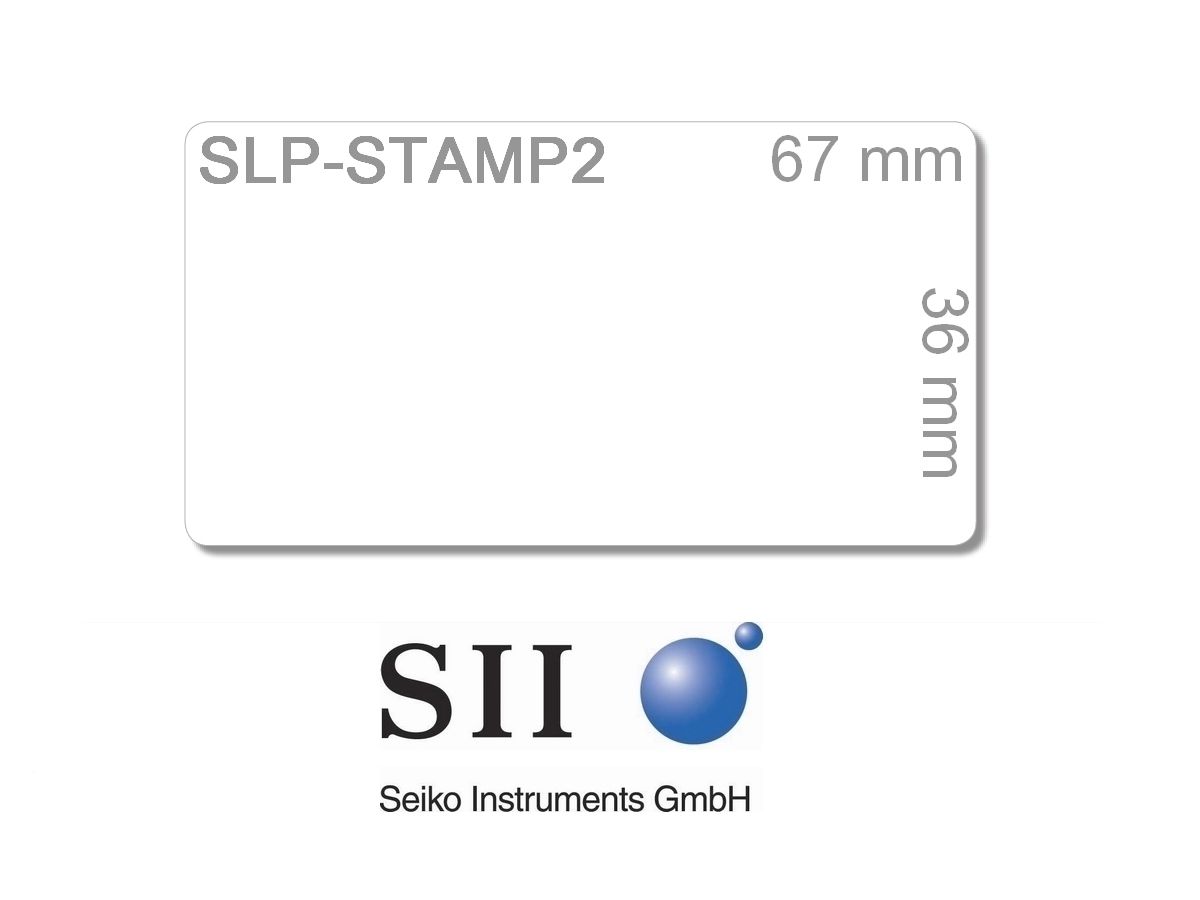 SEIKO Etichette francobolli 36x67mm SLPSTAMP2 bianco 2x310 pezzi (0020963852539)