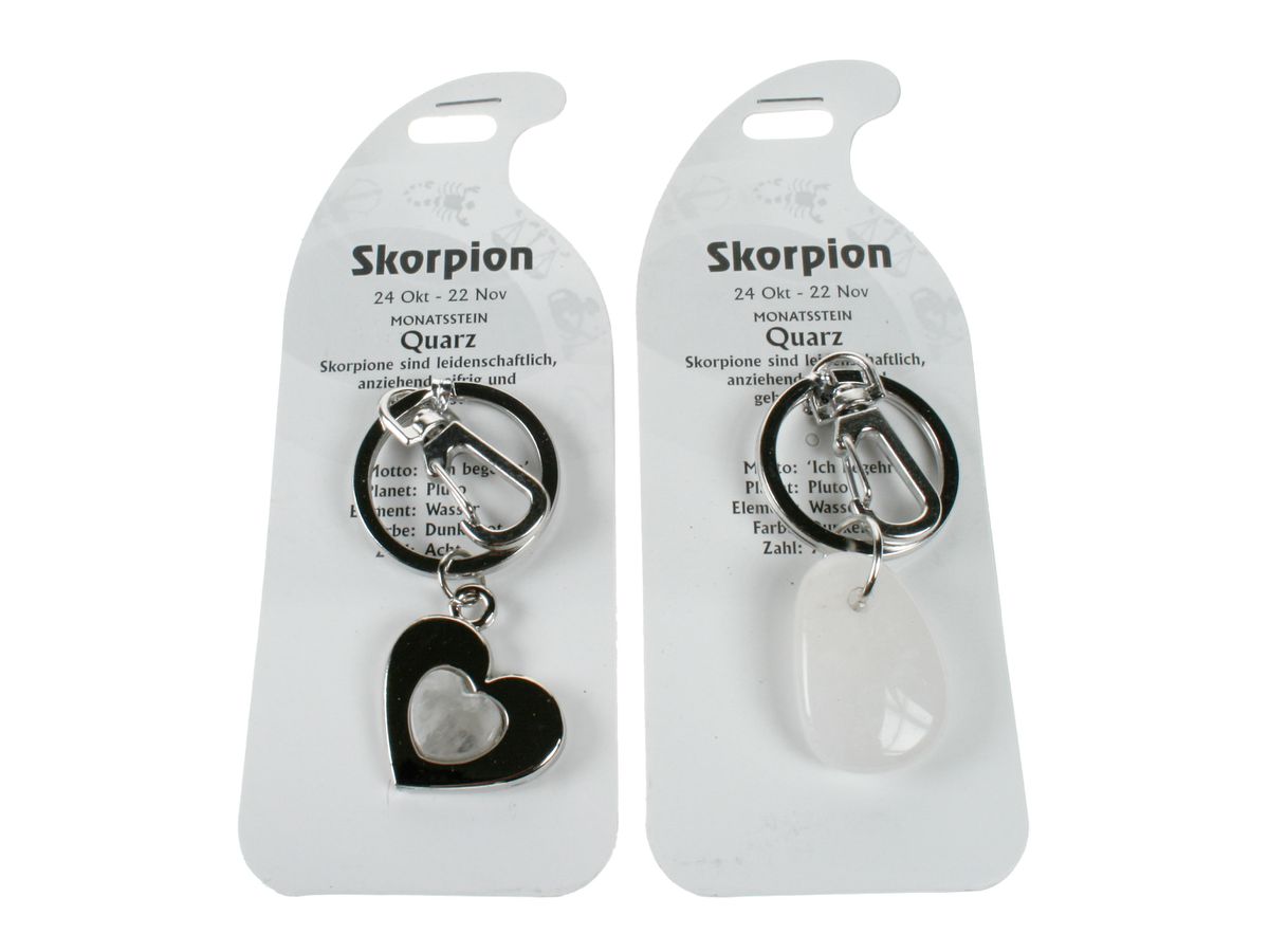 ROOST Porte-clé Scorpio G268 Quartz 2 sujets ass. (9002663652689)