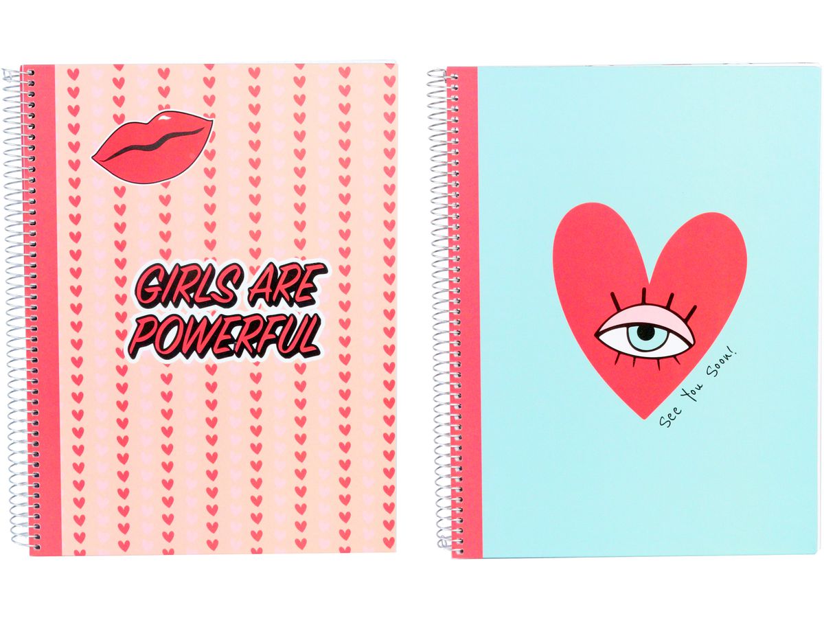 ANCOR Taccuino Uff. A4 Girl Power 112986 lines 90g 80 fogl. (5604730112986)