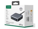 UGREEN USB Desktopcharger Nexode 90747 65W,2xUSB-A+USB-C, Black (6957303897476)