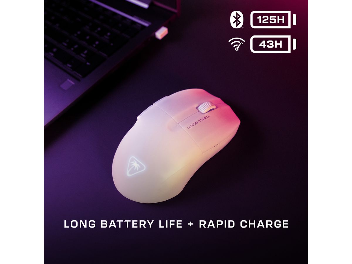 TURTLE BEACH Pure Air TBM-1102-15 Gaming Mouse, White (0731855711031)