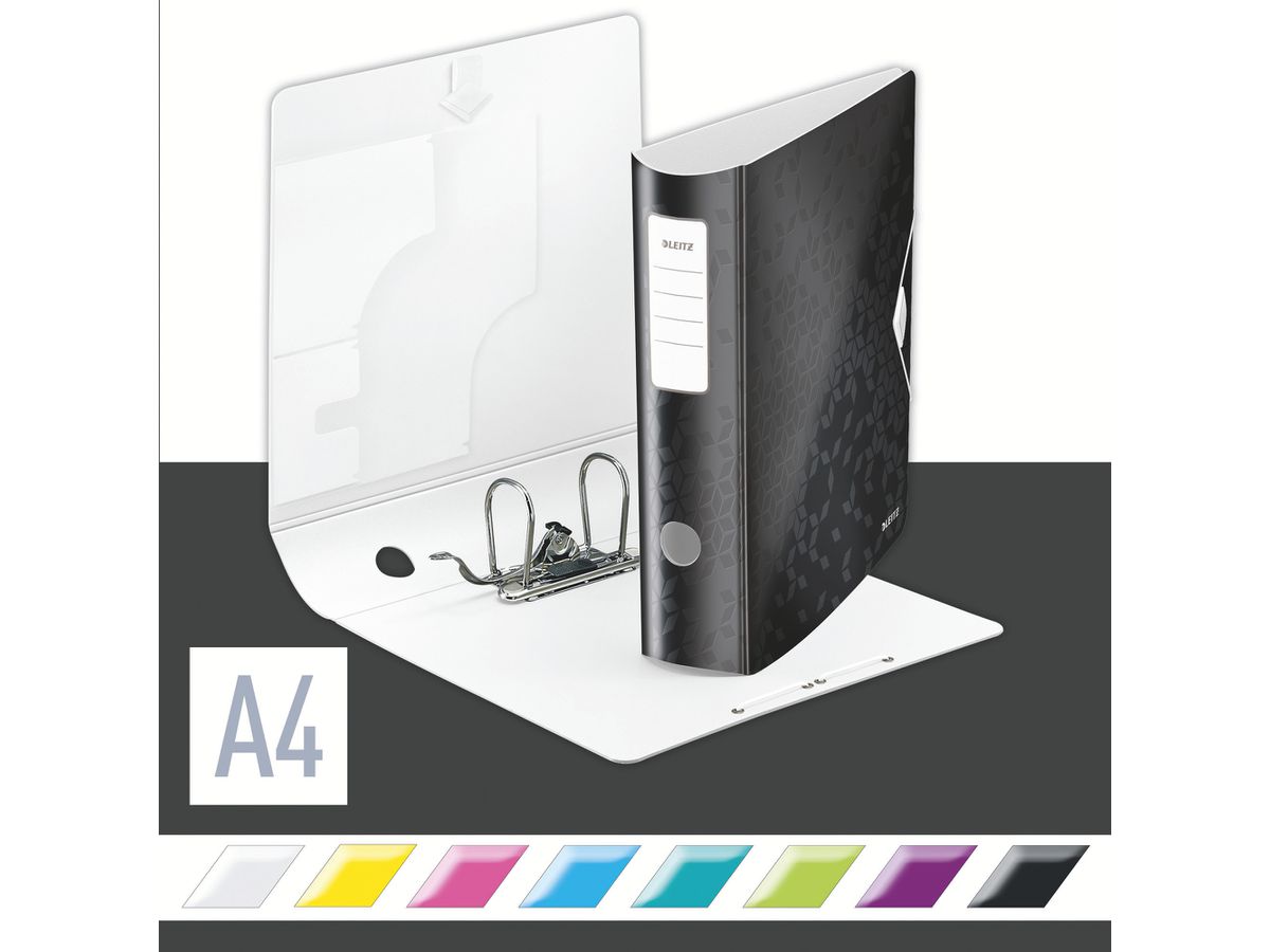 LEITZ Ordner WOW Active 180° 8.2cm 1106-00-95 schwarz A4 (4002432120505)