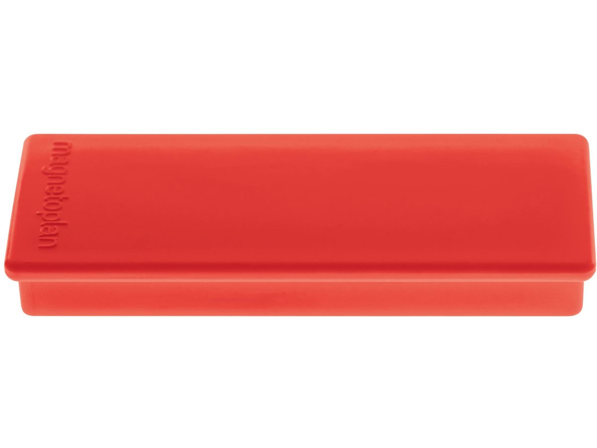 MAGNETOPLAN Rechteck-Magnethalter 1665106 rot 10 Stk. (4013695011172)
