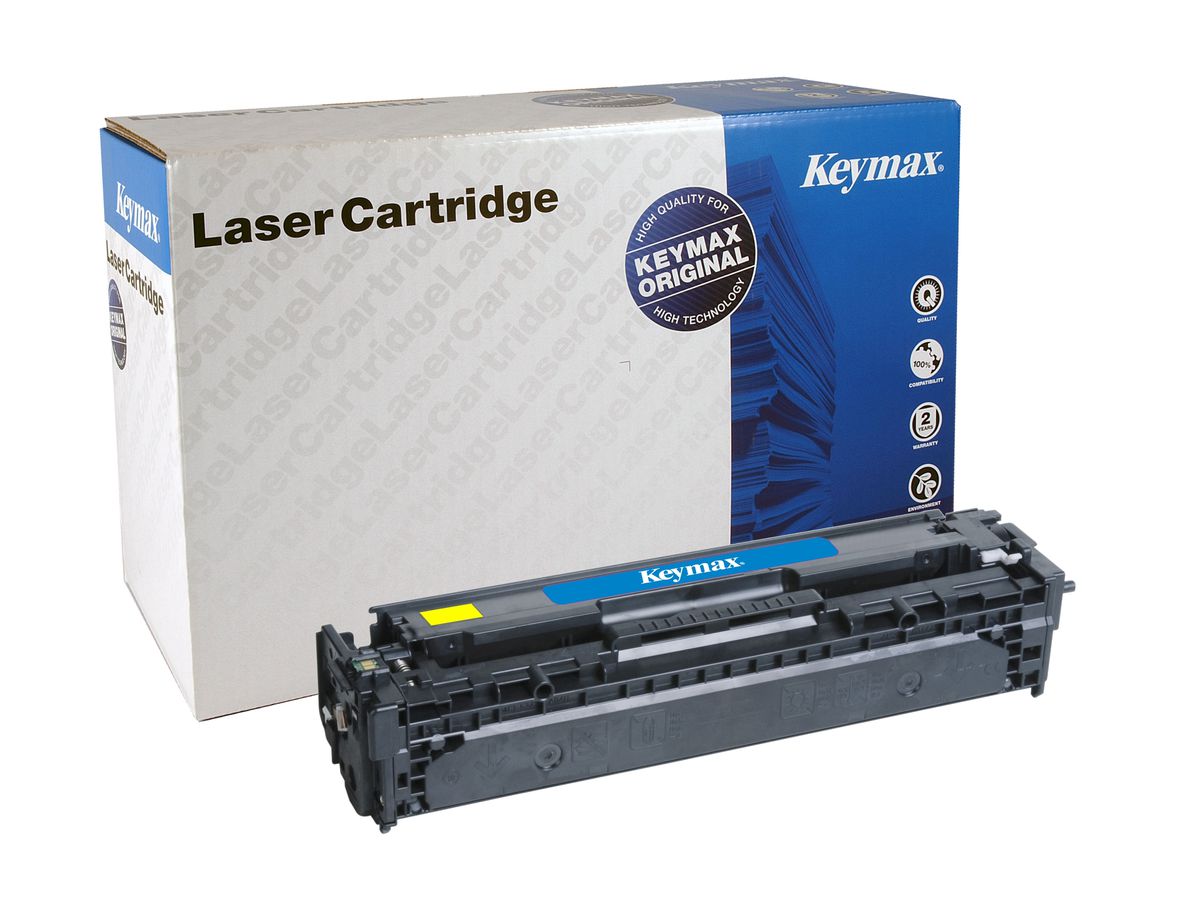 KEYMAX RMC-Toner-Modul yellow CB542AKEY zu HP CLJ CP1210 1400 Seiten (4016807083586)