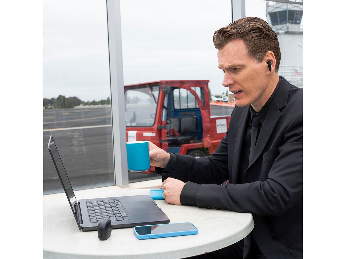 JLAB JBuds Pods ANC Earbuds IEUEBJBPODSRBLK124 True Wireless, Black (0810119073068)