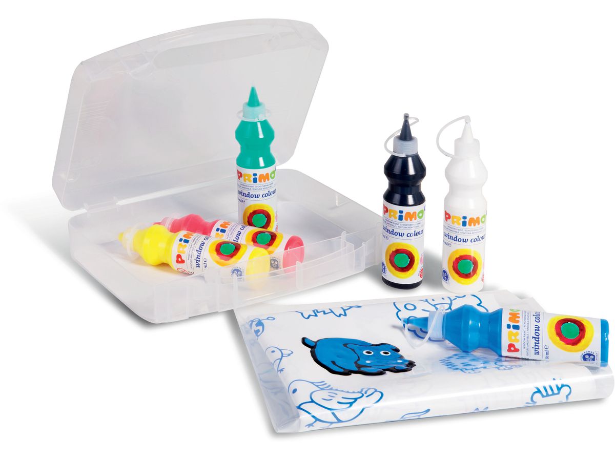 PRIMO Fenstermalfarbe 75ml 651W6SP 6 Stück (8006919006517)