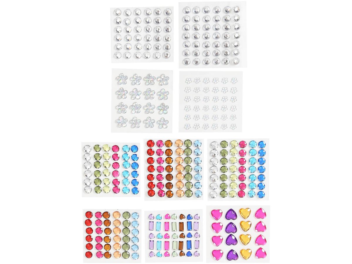 I AM CREATIVE Crystalstickers 6000.25 assortiert 337 Stück (7611983183784)