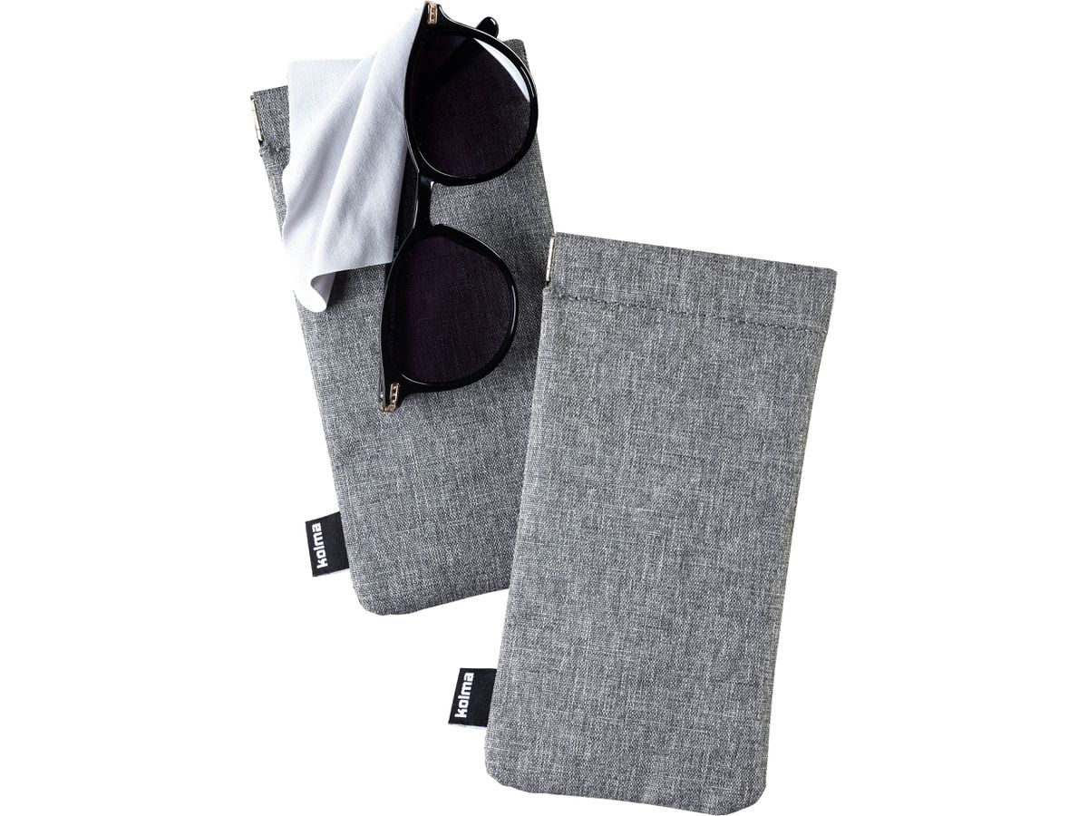 KOLMA Brillenetui RPET 14.304.03 grau rezyk. PET 18.2x9x0.6cm (7611967140109)