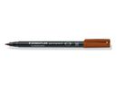 STAEDTLER Lumocolor permanent M 317-7 braun (4007817310717)