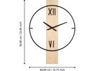 EGLO Wanduhr Yamatsuri 40x56cm 425512 braun/schwarz (9008606267484)