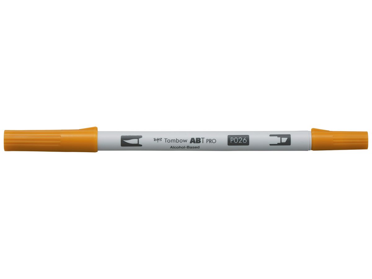 TOMBOW Dual Brush Pen ABT PRO ABTP-026 yellow gold (4901991648027)