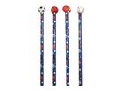 ROOST Bleistift Ballsport RET-100 Radiergummi, 4 ass. (7612532057464)