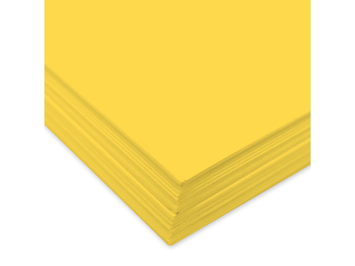 URSUS Carta per disegno a colori A4 2174613 130g, giallo 100 fogli (7612532004031)