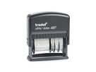 TRODAT Stempel Printy 4817 I 80363 Wort+Datum, 12 Texte 4x46mm (0092399803638)