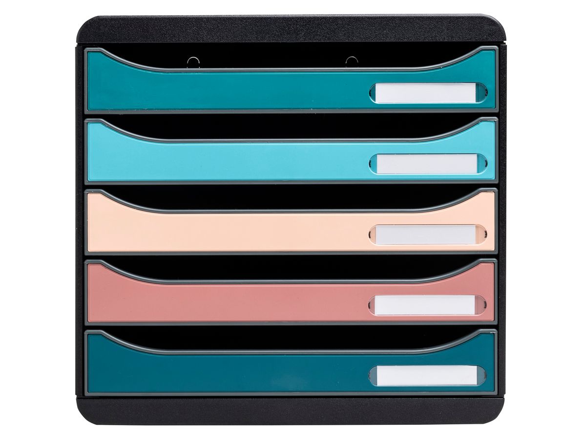 EXACOMPTA Schubladenbox SKANDI A4+ 309606D Big Box, 5 Schubladen (9002493309609)