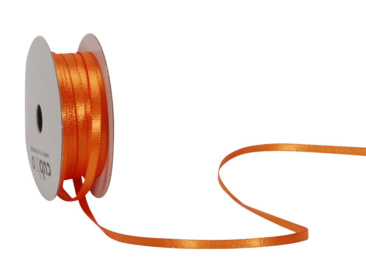 SPYK Satinband Cubino 2082.0353 3mmx8m orange (7611475157040)