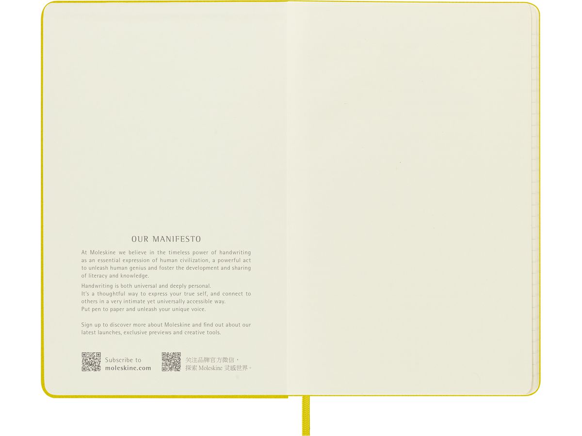 MOLESKINE Taccuino Color 13x21cm 56598853049 giallo, rigato, 192 p., HC (8056598853049)