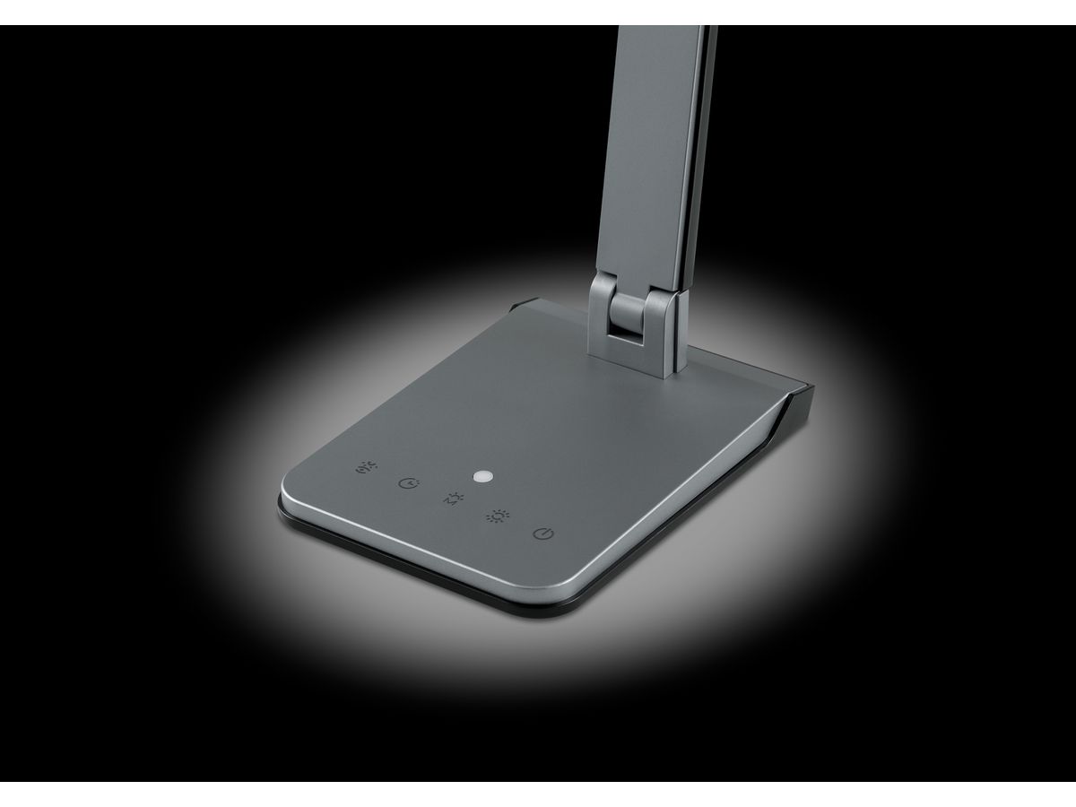 HANSA Lumina lampada da tavolo 41-5011.109 grigio (7612176093835)