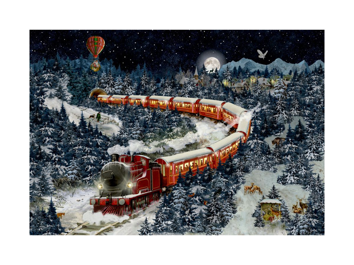 COPPENRATH Puzzle Adventskalender 95550 Weihnachtsexpress Puzzle (4050003955506)