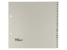 BÜROLINE Registro PP A4 3/4 a. 40958 grigio A-Z 20 pzi. (7612532058249)