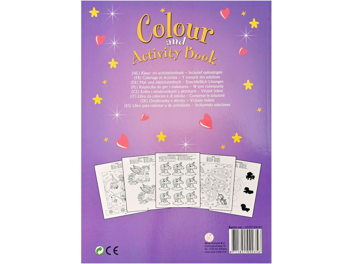 ROOST Aktivitäten- und Malbuch A4 B903 assortiert (8711851090301)