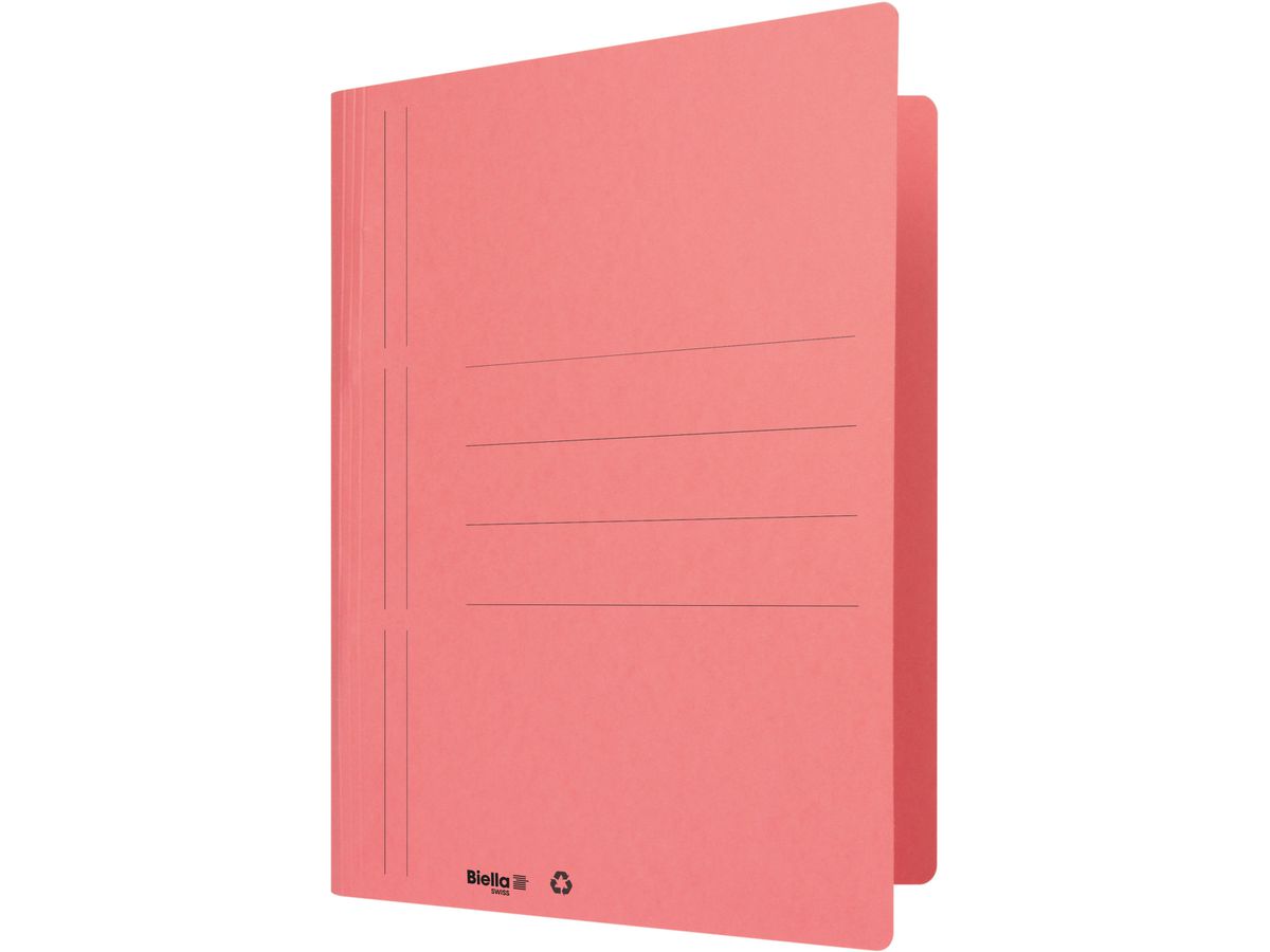 BIELLA Dossier raccoglit. Biella 6 A4 16640045U rosso, 320gm2 100 fg. (7611365205530)