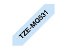 PTOUCH Nastro, plastificato nero/blu TZe-MQ531 PT-DV600VP 12 mm (4977766770491)