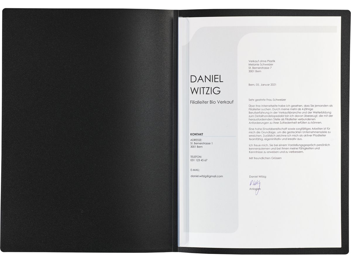 KOLMA Klemmhefter Tender A4 10.019.48 anthrazit,2-teilig,Klemmsch. (7611967100554)