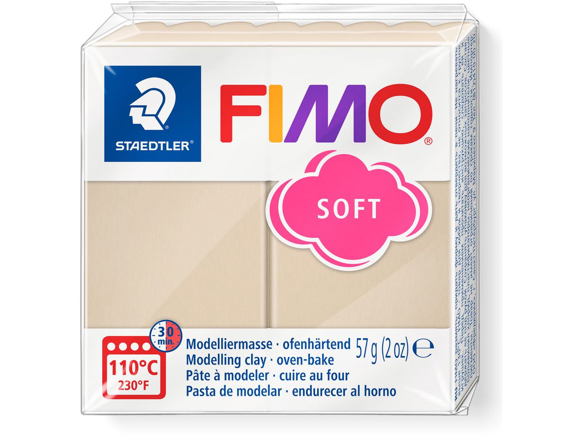 FIMO Pâte à modeler Soft 57g 8020-70 sahara (4006608809812)