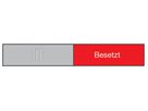 BEREC Türschild 37,4x152mm 314.087 Alu, Frei-Besetzt (7640106621995)