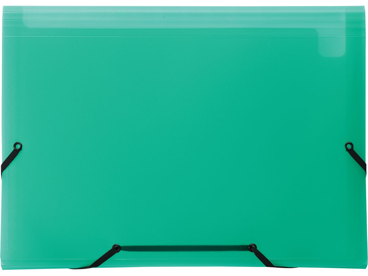 KOLMA Sammelmappe Daily Easy A4 11.017.01 grün, 13 Taschen, Kolmaflex (7611967111925)