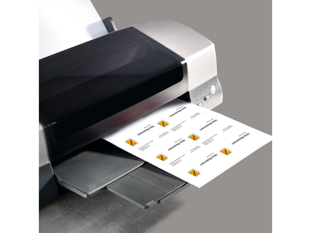 SIGEL Biglietti da visita 85x55mm DP930 bianco, 185g dopp.f. 600 pezzi (4004360934643)