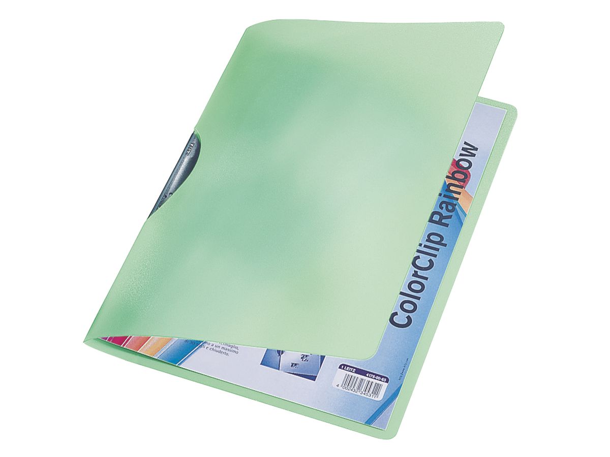 LEITZ Color Clip Rainbow A4 41760055 verde (4002432345311)
