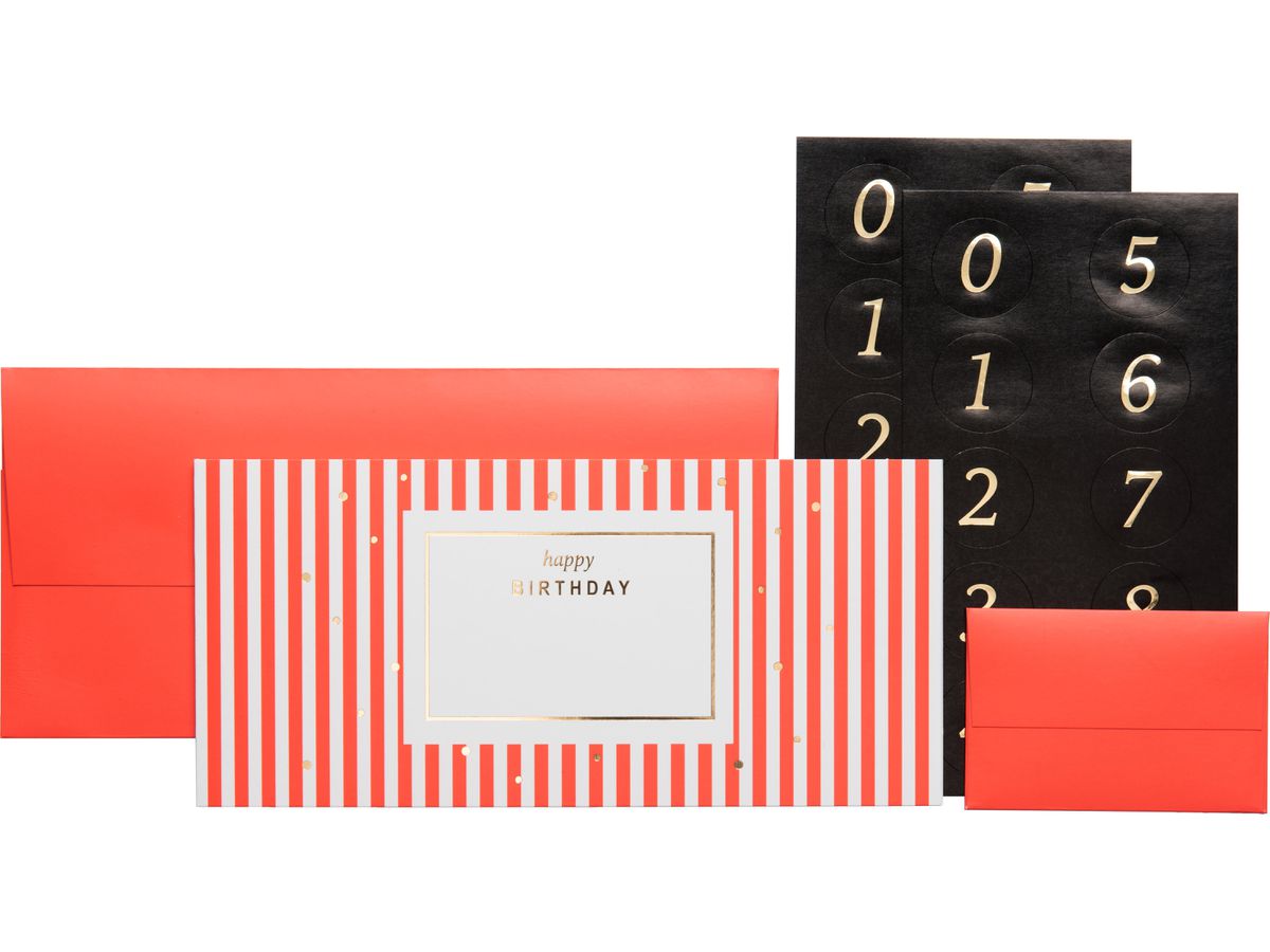 STEWO Gutscheinverpackung Marc 2581572620 rot FSC 11x23cm (7630050834015)