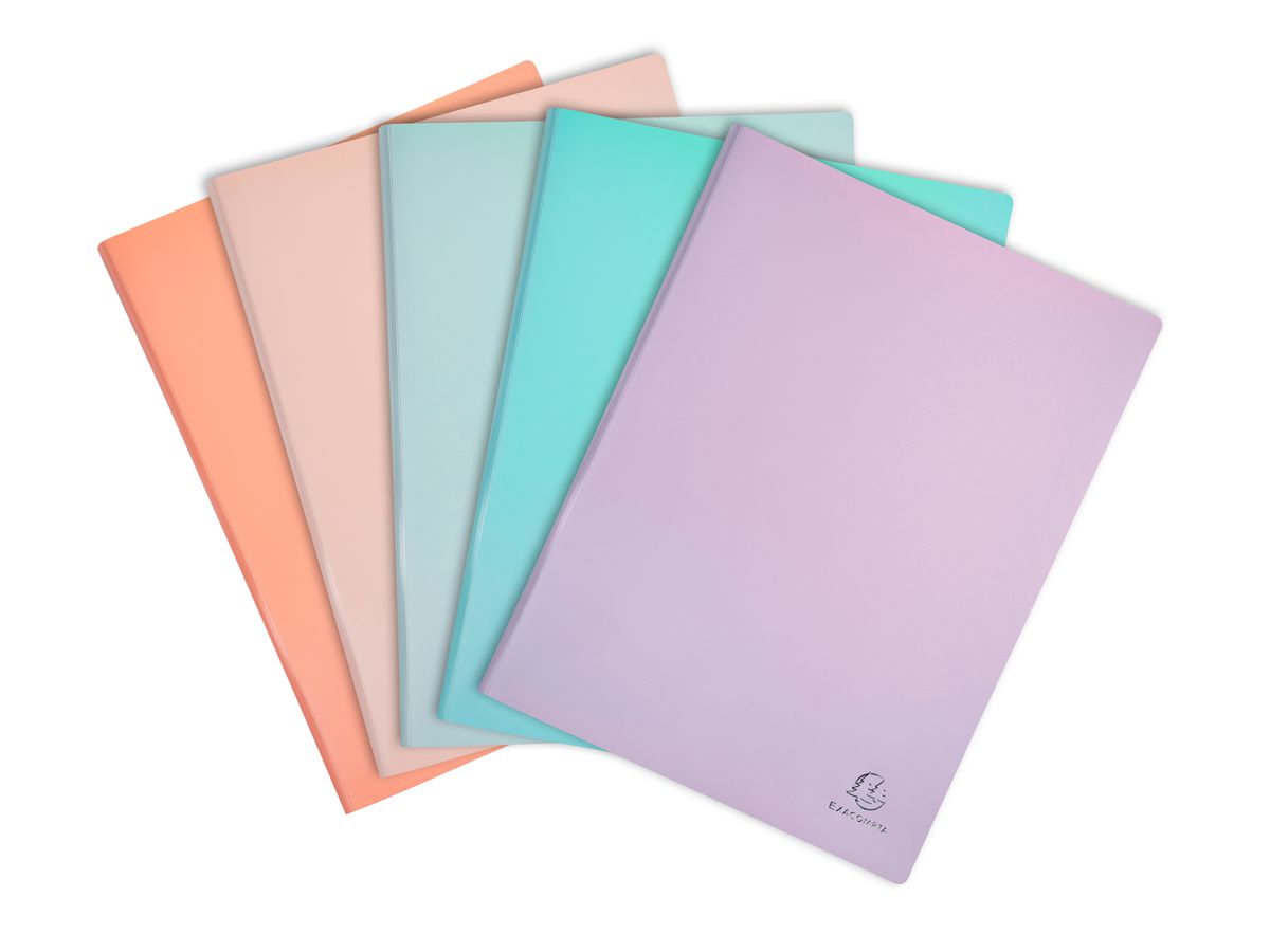 EXACOMPTA Sichtbuch Aquarel A4 88560E ass. 50 Taschen (3130630885603)