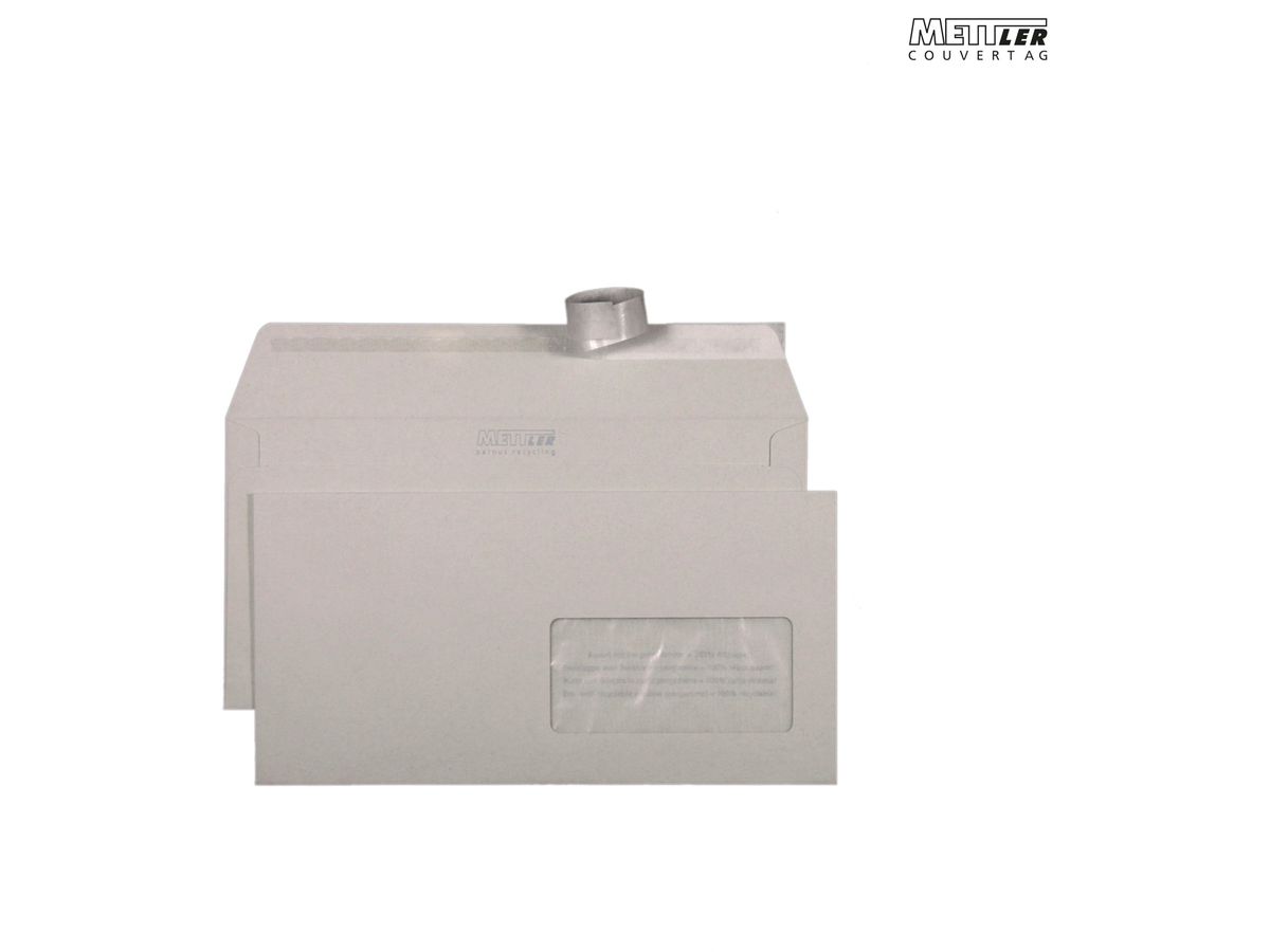 METTLER Couvert Fenster rechts C5/6 7044 100g, recycling 500 Stk. (7640126061009)