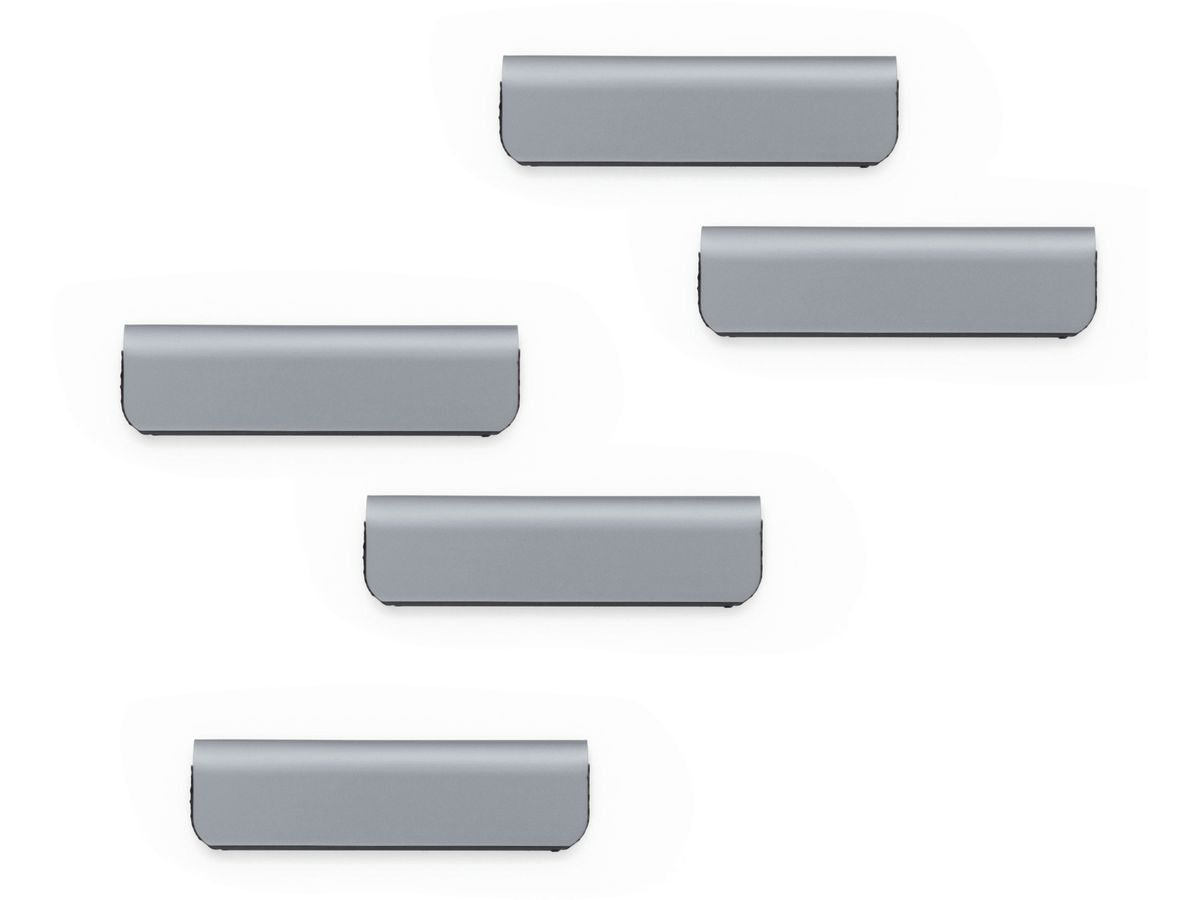 DURABLE DURAFIX Clip 60mm 470523 metallic silber 5 Stück (4005546991986)