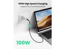 UGREEN Fast Chargingcable 90 Degree 70645 USB-C to C PD 100W, 2m (6957303876457)