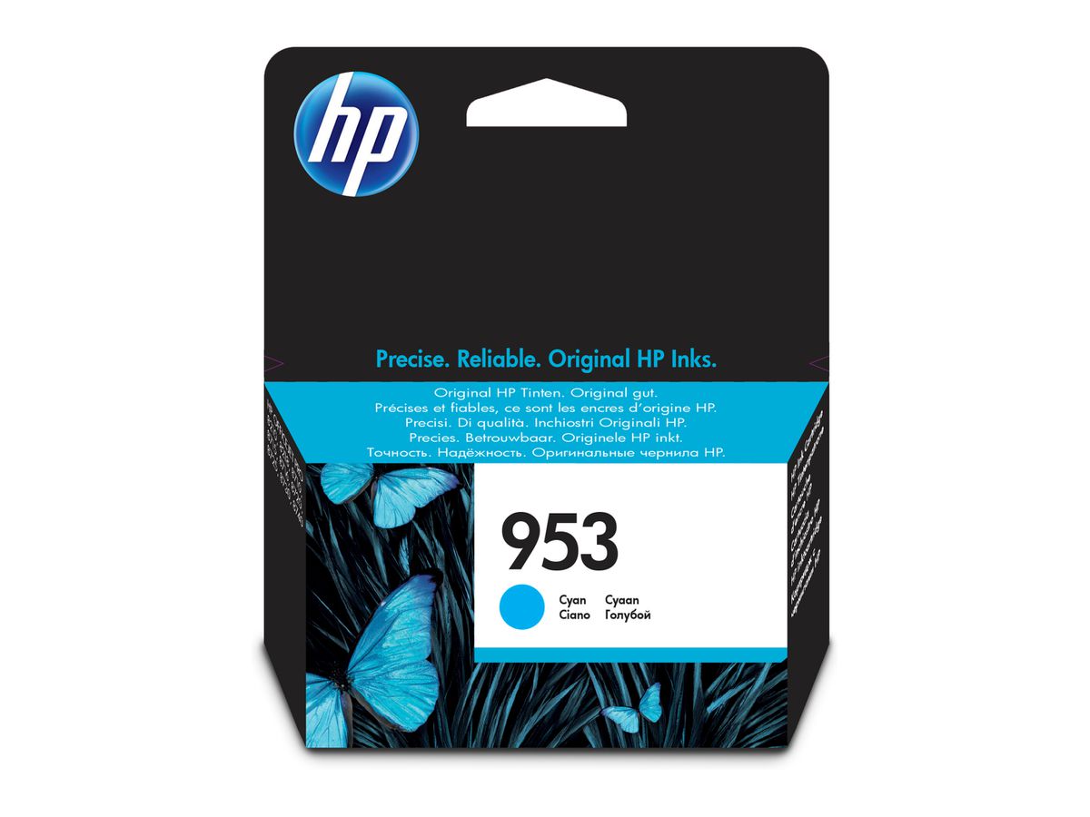 HP Tintenpatrone 953 cyan F6U12AE OfficeJet Pro 8710 630 S. (0725184103971)