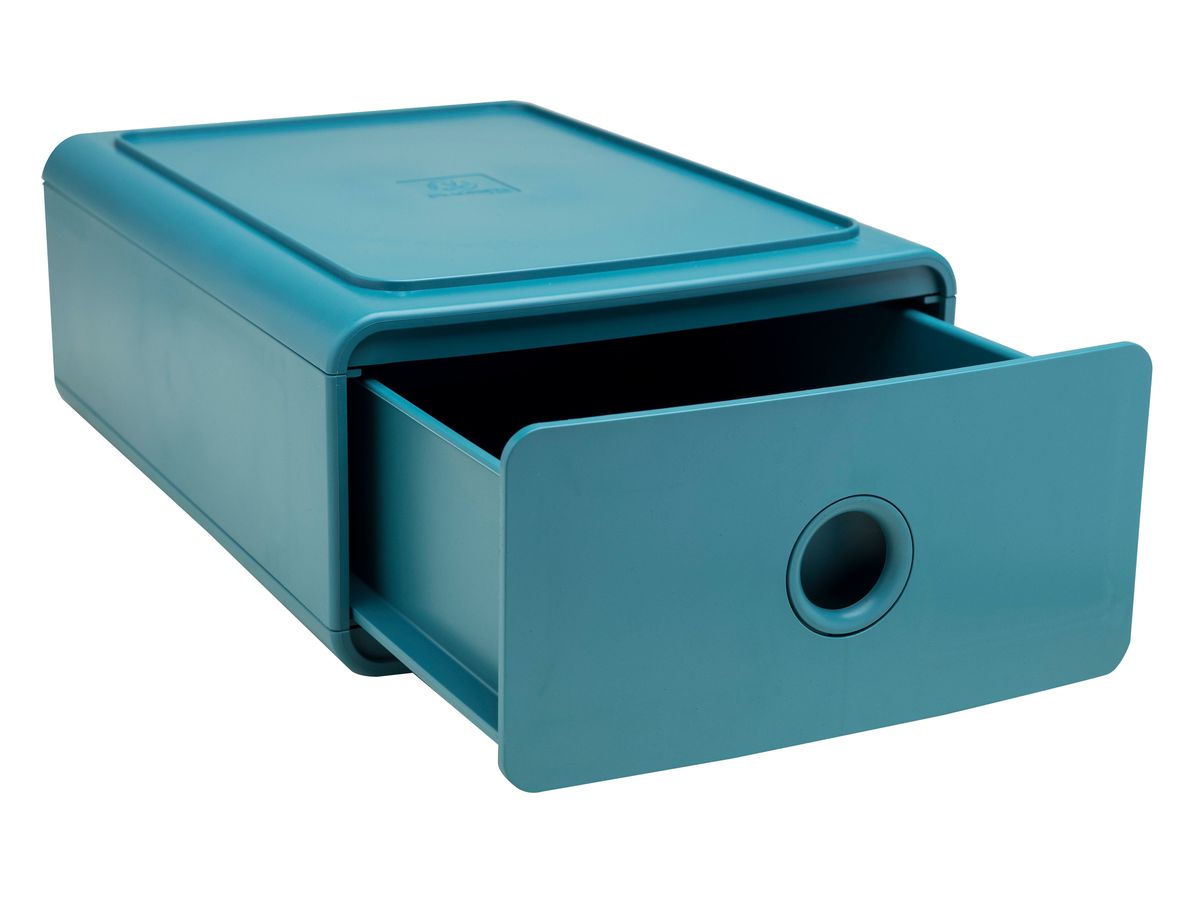 EXACOMPTA Cassettiera SKANDI A5+ 315434D Tiny Box, 1 scomp., blu pac. (9002493515437)