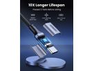 UGREEN Fast ChargingCable 100W Max 70427 5A,USB-C-USB-C,PD,Black 1m (6957303874279)