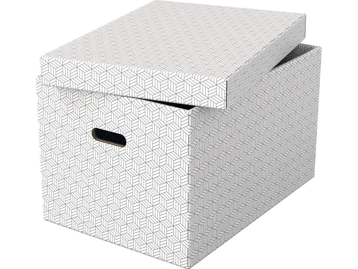 ESSELTE Aufbewahrungsboxen Home L 628286 510x355x305mm, weiss 3 Stk (4049793072319)