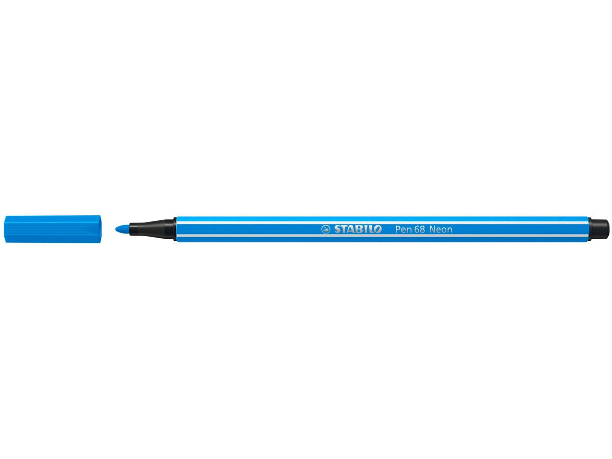 STABILO Fasermaler Pen 68 1mm 68/031 neonblau (4006381121064)