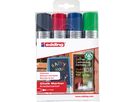 EDDING Windowmarker 4090 4-15mm 4090-E4 4 Farben ass., basic (4004764963652)