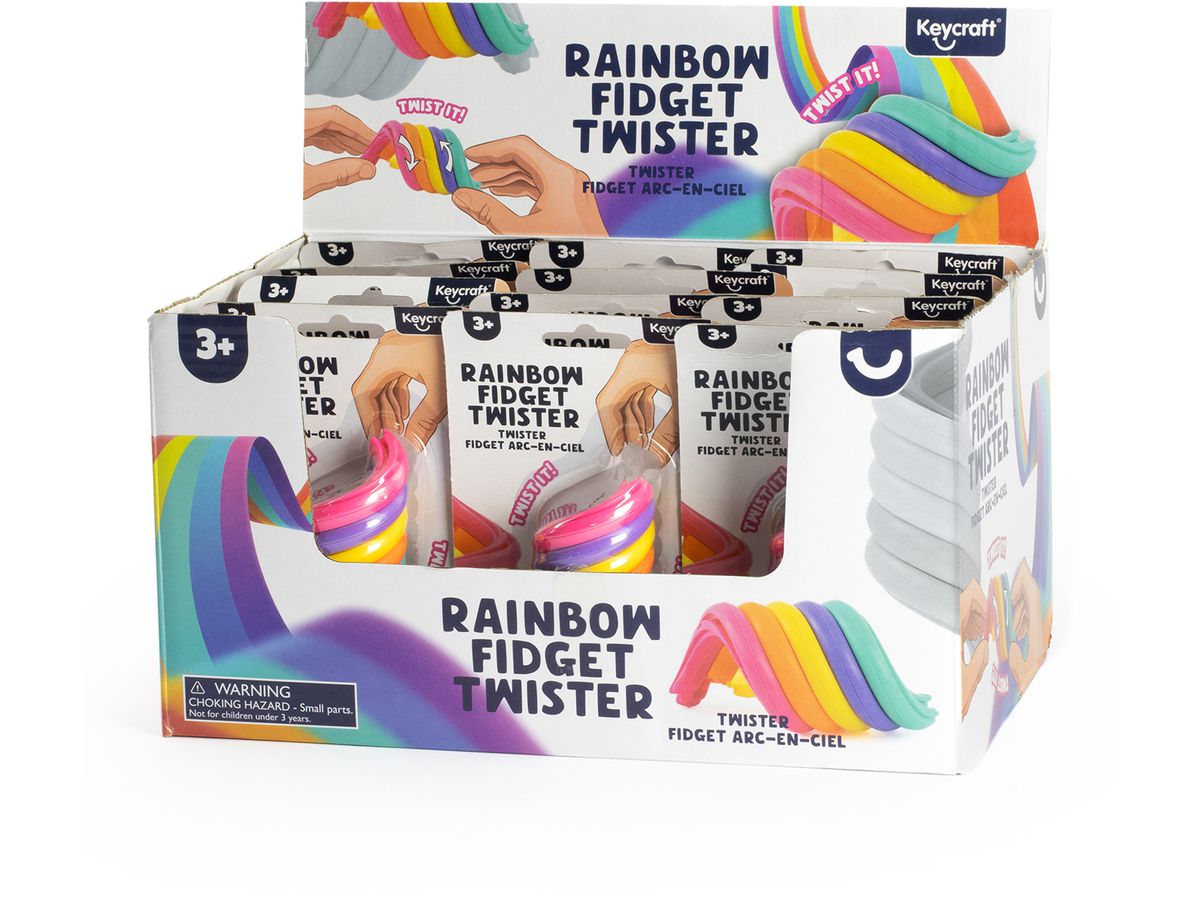 ROOST Rainbow Fidget Twister NV609 (5037832331533)